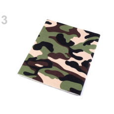 Petice termoadezive Jeans -  17 x 43 cm - Camouflage Green - 3