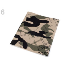 Petice termoadezive Jeans -  17 x 43 cm - Camouflage Maroniu - 6