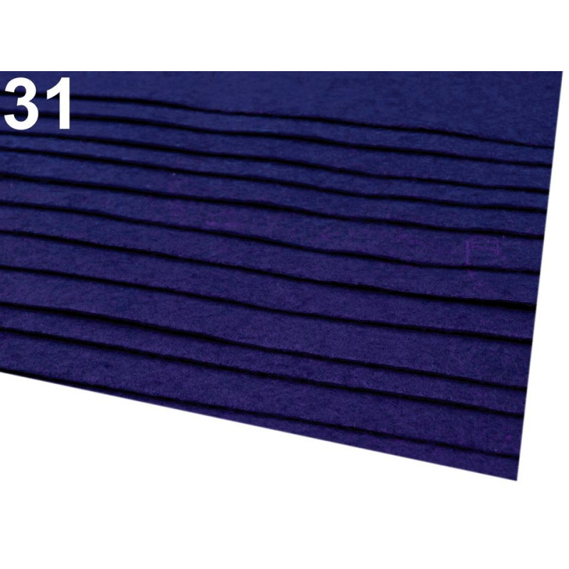 Fetru | Coala fetru poliester 20x30cm - 0.9mm, 090574 - albastru inchis | Kreativshop.ro