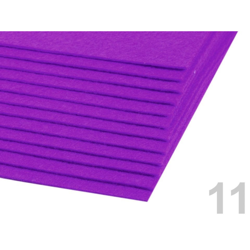 Fetru | Coala fetru poliester 20x30cm - grosime 1.5-2mm - violet | Kreativshop.ro