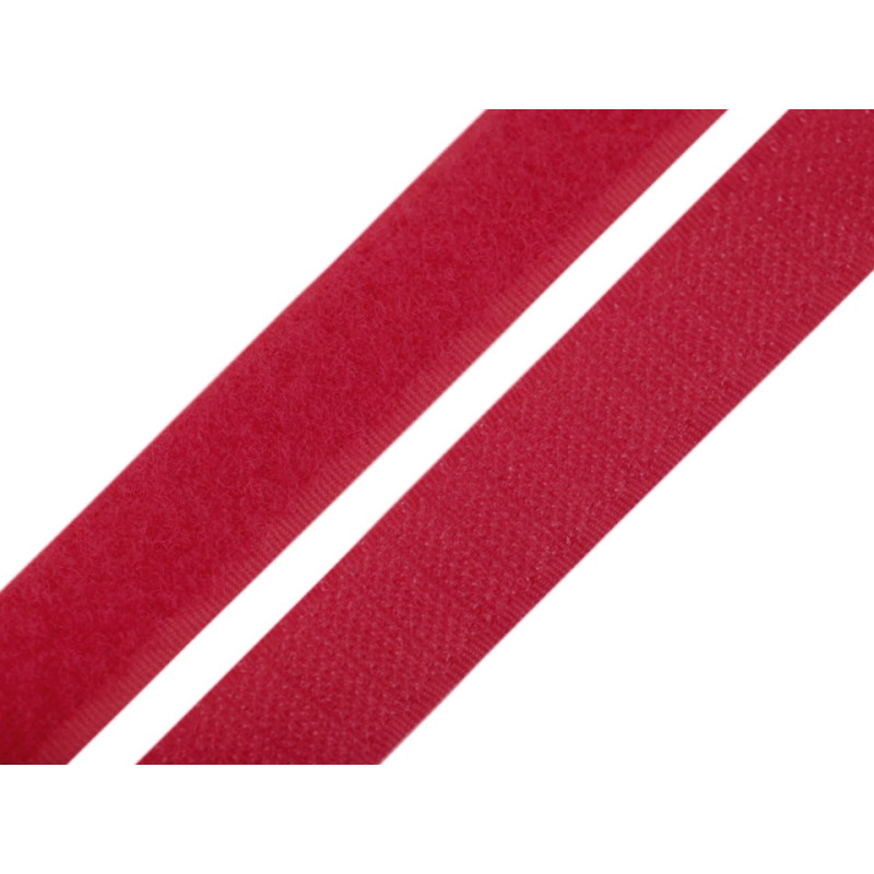Velcro 20mm - roșu - 1m