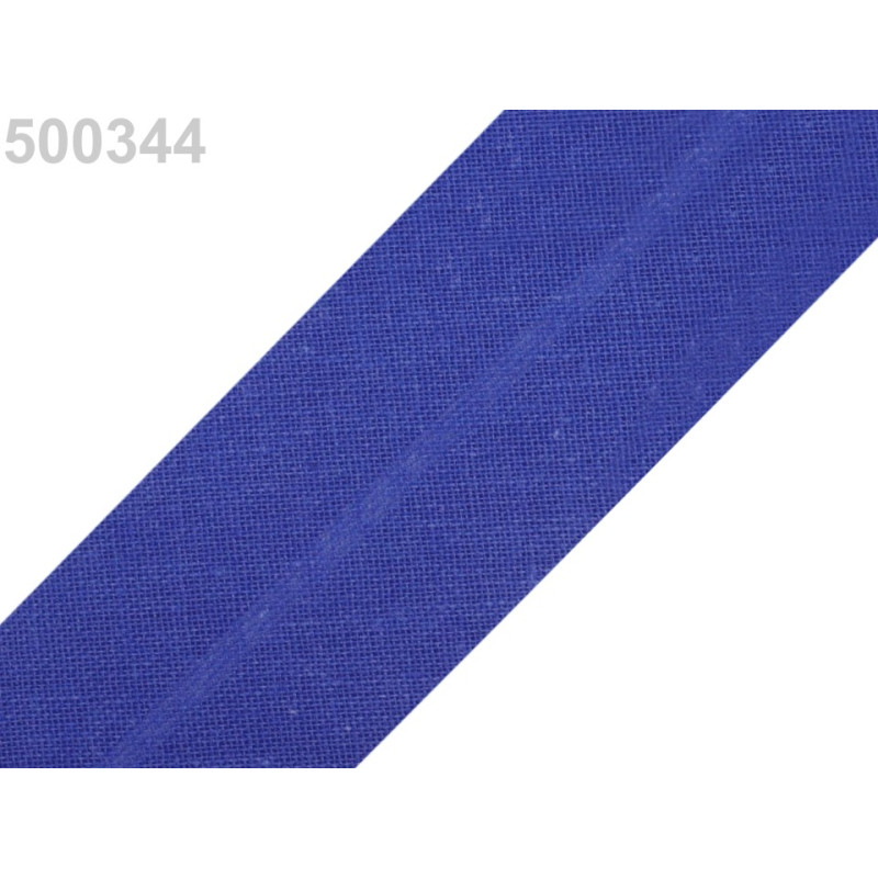 Bandă bias din bumbac, 30mm/5m - Olympian Blue