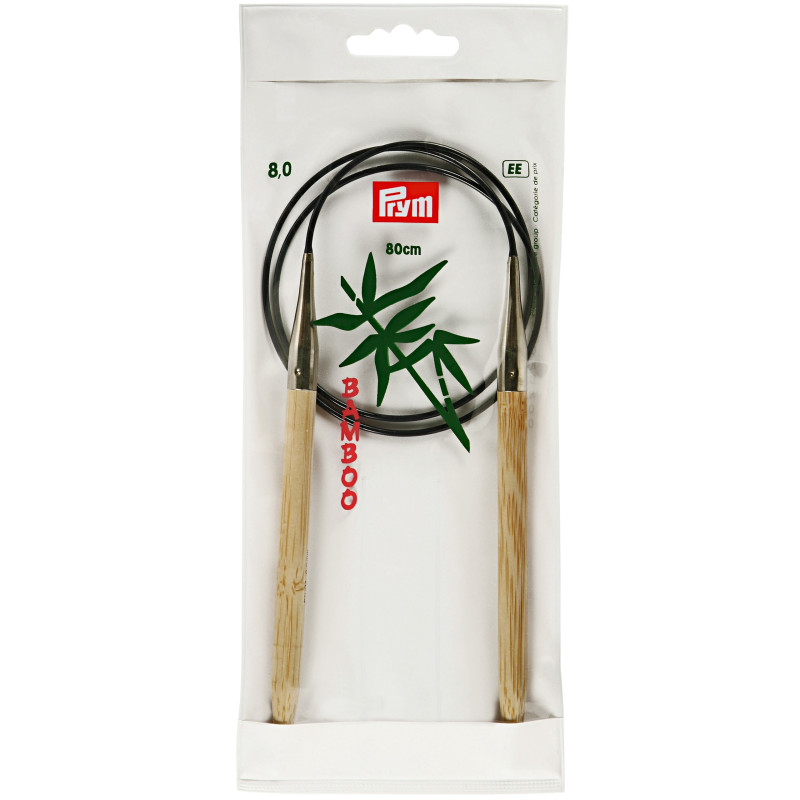 Andrele circulare bambus si lemn - Prym | Andrele circulare din bambus, PRYM, 8mm | Kreativshop.ro