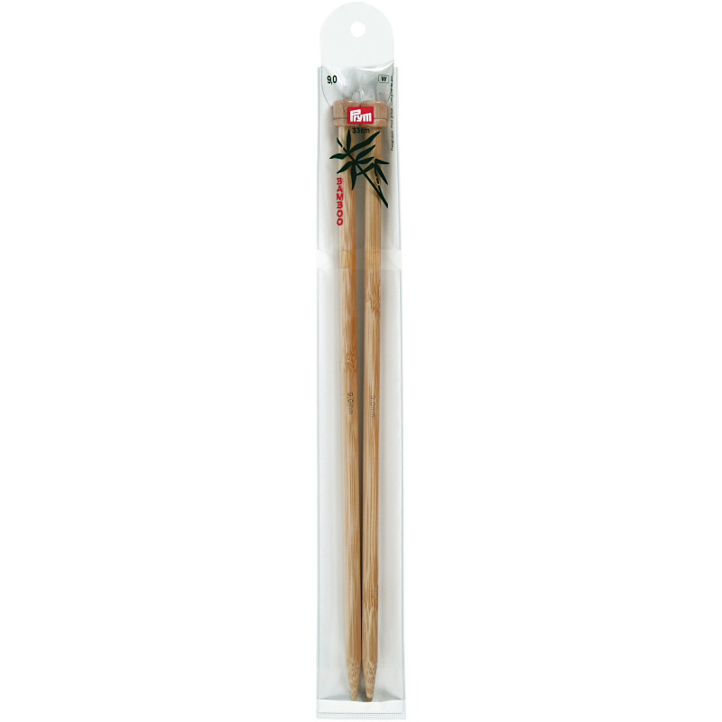 Andrele drepte din bambus, PRYM, 9mm/33cm | Andrele și accesorii | Kreativshop.ro