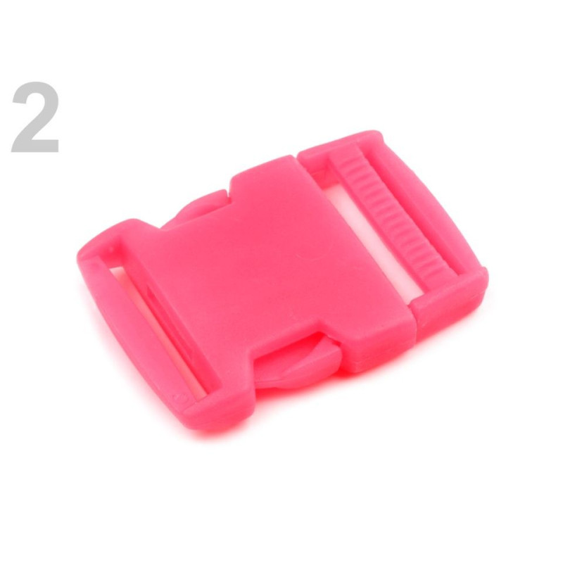 Accesorii din material plastic | Trident plastic - 30mm - roz neon 080804-2 | Kreativshop.ro