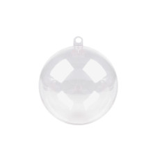 Set 12buc glob (foto) plastic transparent, Ø60mm pentru decoratiuni