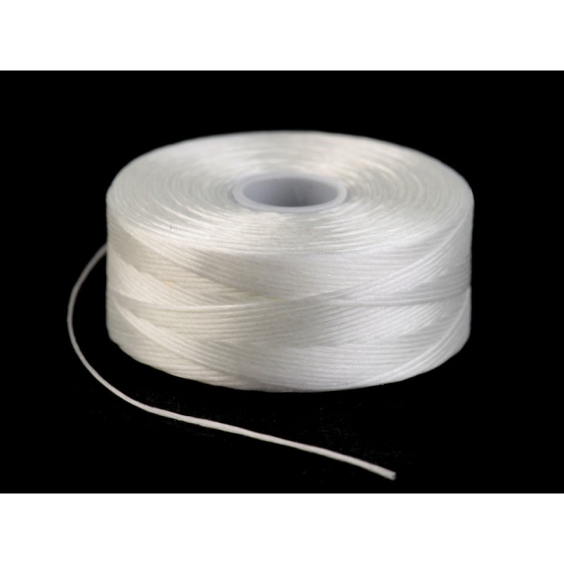 Ata 100% nylon pt margelarit alb, AA - 66m - 240044 | Ațe de cusut | Kreativshop.ro