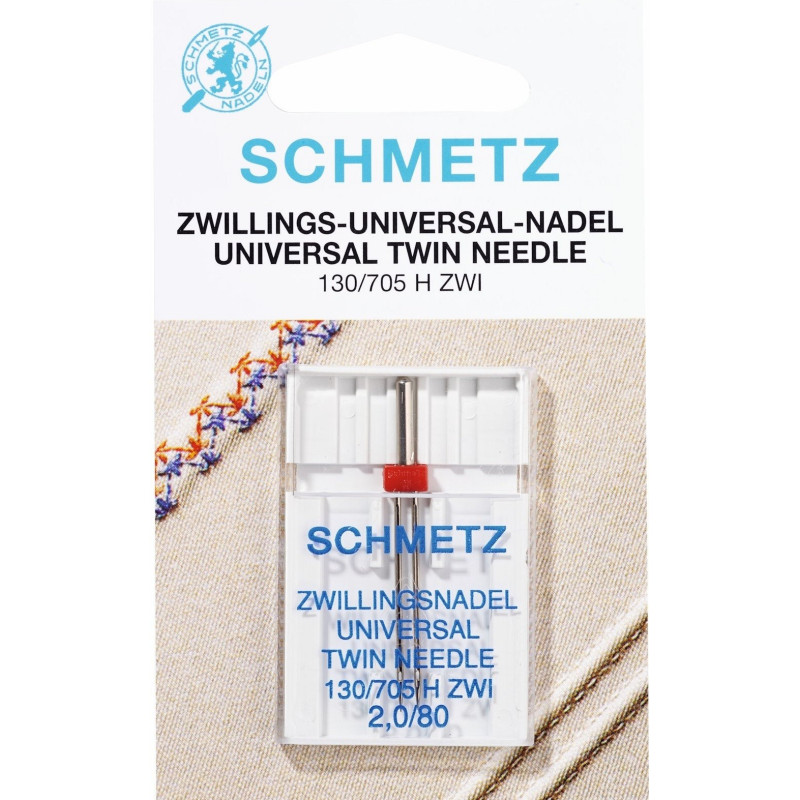 Schmetz ac dublu universal, 2mm/80, 130/705H ZWI