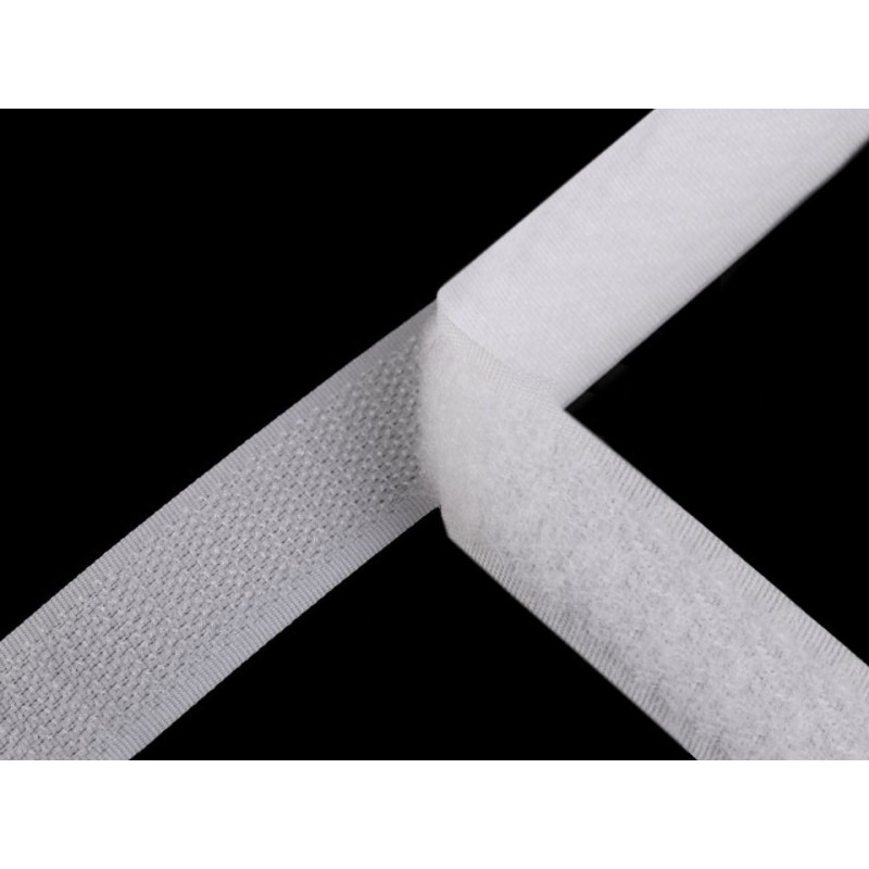 Velcro / arici | Velcro 20mm - alb - 1m | Kreativshop.ro