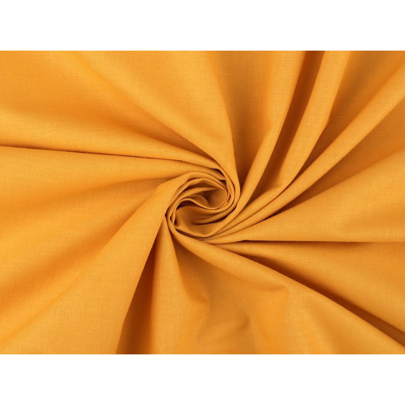 Materiale textile uni | Material bumbac, pret/0.5m, 160cm lat, patchwork - uni, mustariu, 2-58 | Kreativshop.ro