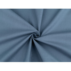 Material bumbac uni, pret/0.5m, 160cm lat, patchwork, albastru cenusiu, 55