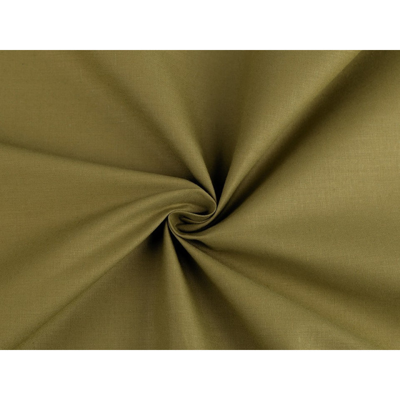 Material bumbac uni, pret/0.5m, 160cm lat, patchwork, verde khaki, 59