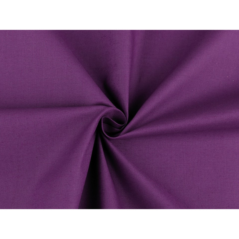 Materiale textile uni | Material bumbac uni, pret/0.5m, 160cm lat, patchwork, mov inchis, 64 | Kreativshop.ro