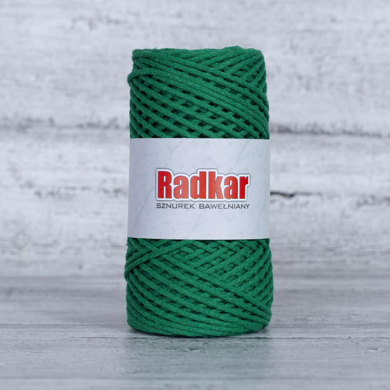 Benzi si snururi tricotat/crosetat | Șnur împletit din bumbac reciclat cu miez, 2mm, 100m | Kreativshop.ro
