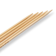 Andrele drepte din bambus, Prym, 3mm/20cm, 5buc/set, cutie
