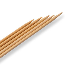 Andrele drepte din bambus, Prym, 3,5mm/20cm, 5buc/set, cutie