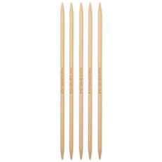 Andrele drepte din bambus, Prym, 5mm/20cm, 5buc/set, cutie