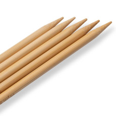 Andrele drepte din bambus, Prym, 5,5mm/20cm, 5buc/set, cutie