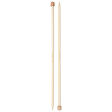 Andrele drepte din bambus, PRYM1530, 6mm/33cm, 2buc/set, cutie