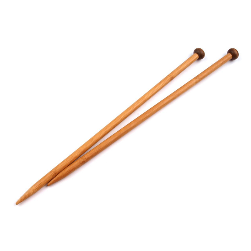 Andrele drepte bambus - 10mm/35cm | Andrele și accesorii | Kreativshop.ro
