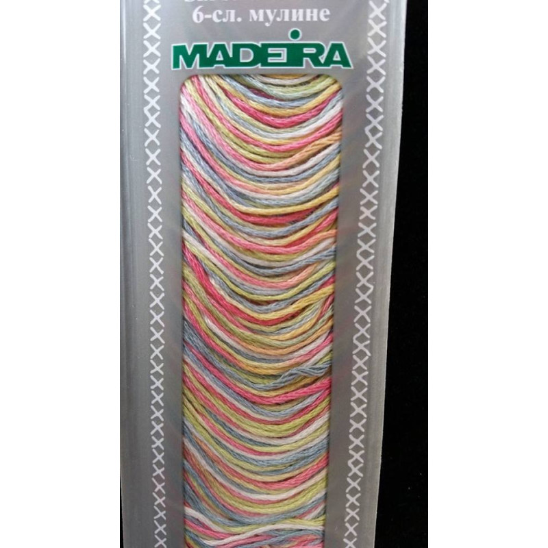 Aţă Mouline Madeira | Aţa de brodat bumbac Mouline Madeira - 2405 - Light Colours | Kreativshop.ro