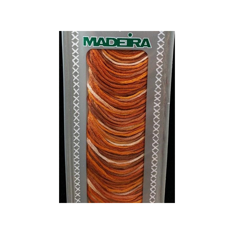 Aţă Mouline Madeira | Aţa de brodat bumbac Mouline Madeira - 2410 - Caramel Shadows | Kreativshop.ro