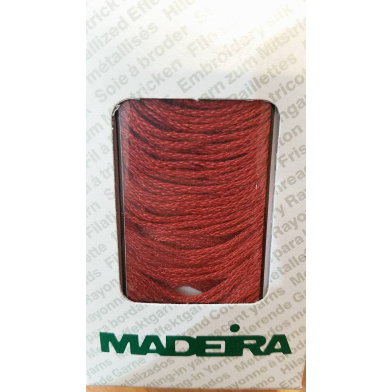 Aţă de brodat mătase Silk Madeira - 0401 - sienna | Ațe de brodat | Kreativshop.ro
