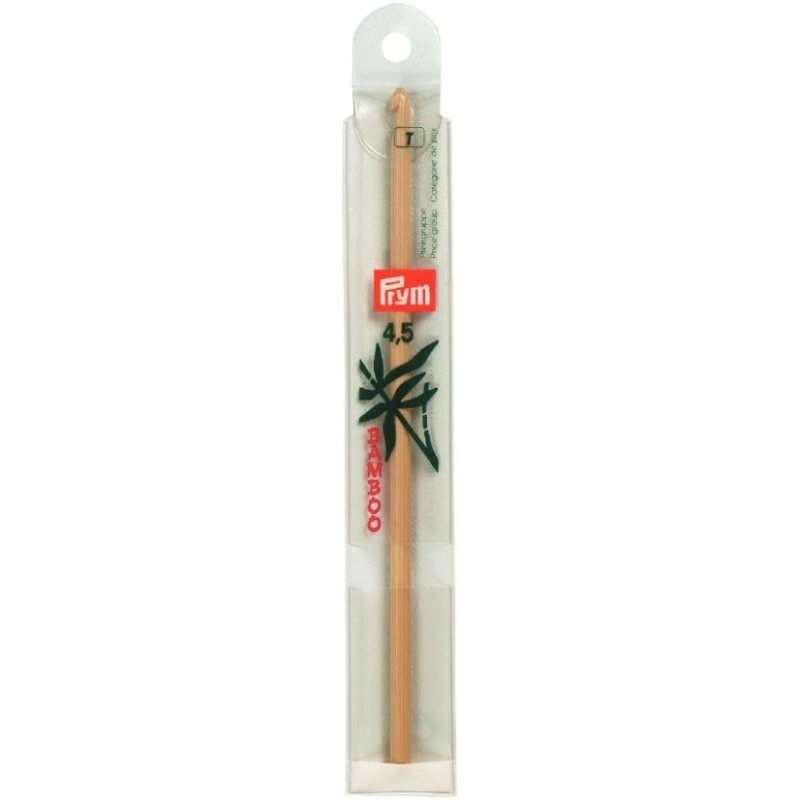 Croşetă din bambus, PRYM, 4,5mm/15cm | Croșete | Kreativshop.ro