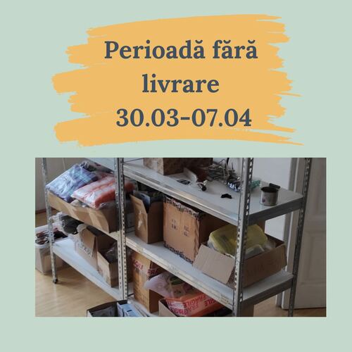 instagram-5 📢 Anunț important! În următoarea perioadă ne vom muta depozitul.

🤔𝐂𝐞 𝐢̂𝐧𝐬𝐞𝐚𝐦𝐧𝐚̆ 𝐚𝐬𝐭𝐚 𝐩𝐞𝐧𝐭𝐫𝐮 𝐭𝐢𝐧𝐞? Începând de 𝐬𝐚̂𝐦𝐛𝐚̆𝐭𝐚̆, nu vom putea procesa comenzile și telefoanele tale, dar stai liniștit, poți comanda în continuare! 

Toate comenzile plasate între 𝟑𝟎.𝟎𝟑 𝐬̦𝐢 𝟎𝟕.𝟎𝟒 vor fi procesate începând cu data de 𝟎𝟖.𝟎𝟒.

Și pentru a-ți arăta aprecierea pentru răbdarea ta, în această perioadă oferim o 𝐫𝐞𝐝𝐮𝐜𝐞𝐫𝐞 𝐝𝐞 𝟏𝟓% la toate produsele nereduse de pe site.

Cod reducere: NU4AUEYB

Mulțumim pentru înțelegere și răbdare!🌷